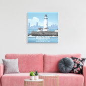 Boston Leuchtturm Leinwanddruck (Insitu (Wohnzimmer))