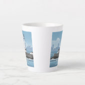 Boston Leuchtturm Milchtasse (Vorderseite)