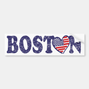 Boston-Liebe Autoaufkleber