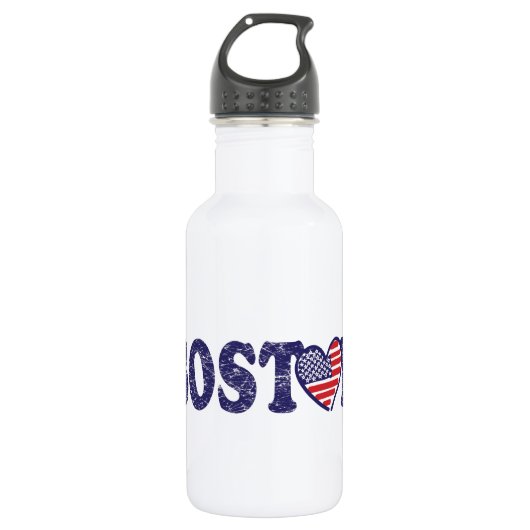 Boston-Liebe Trinkflasche (Vorderseite)