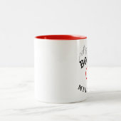 Boston Lieben Mince Pies Cityscape Zweifarbige Tasse (Mittel)