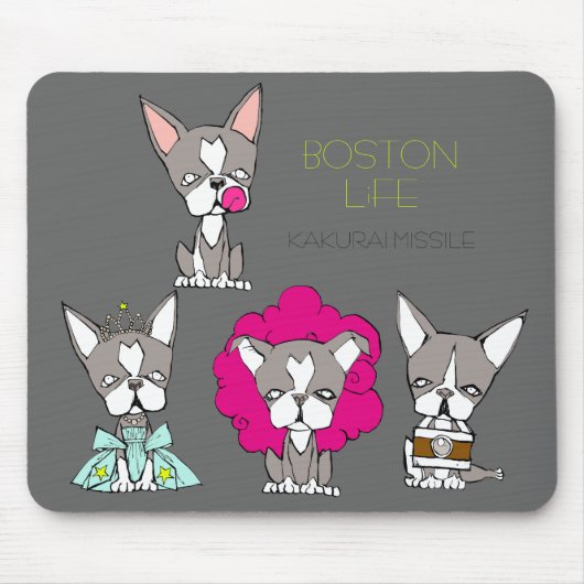 BOSTON LiFE by 加倉井ミサイル Mousepad (Vorne)
