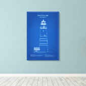 Boston Light Lighthouse - Massachusetts - AD Leinwanddruck (Insitu (Holzboden))