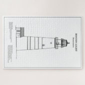 Boston Light Lighthouse - Massachusetts - BD Puzzle (Horizontal)