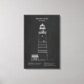 Boston Light Lighthouse - Massachusetts - PD Leinwanddruck (Vorderseite)