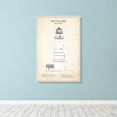 Boston Light Lighthouse - Massachusetts - SBD Leinwanddruck (Insitu (Holzboden))