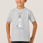 Boston Light Lighthouse - Massachusetts - SBD T-Shirt (Vorderseite)