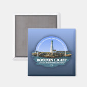 Boston Light Magnet (Vorderseite/Rückseite)