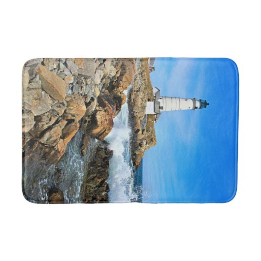 Boston Lighthouse, Massachusetts Badematte (Vorderseite)
