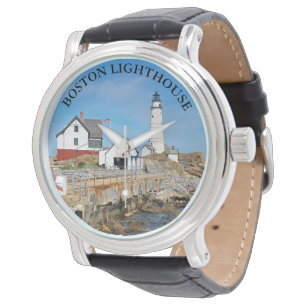 Boston Lighthouse, Massachusetts eWatch Armbanduhr