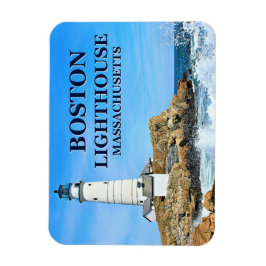 Boston Lighthouse, Massachusetts Flex Magnet
