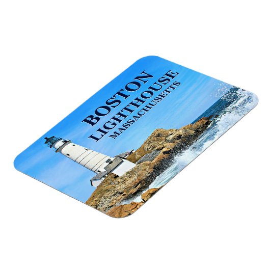 Boston Lighthouse, Massachusetts Flex Magnet (Linke Seite)