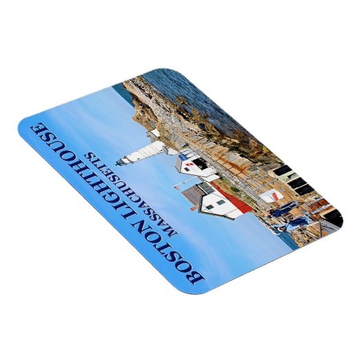 Boston Lighthouse, Massachusetts Flex Magnet (Rechte Seite)