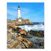 Boston Lighthouse, Massachusetts Fotodruck (Vorne)