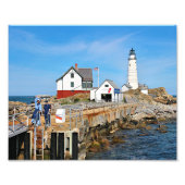 Boston Lighthouse, Massachusetts Fotodruck (Vorne)