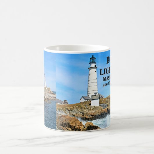 Boston Lighthouse, Massachusetts Kaffeetasse (Mittel)