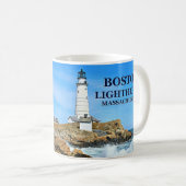 Boston Lighthouse, Massachusetts Kaffeetasse (VorderseiteRechts)