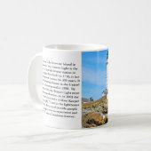 Boston Lighthouse, Massachusetts Kaffeetasse (Vorderseite Links)
