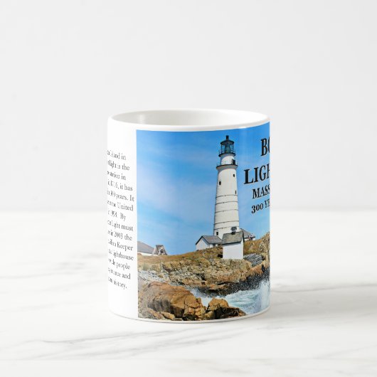 Boston Lighthouse, Massachusetts Kaffeetasse (Mittel)