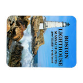 Boston Lighthouse, Massachusetts Magnet (Horizontal)