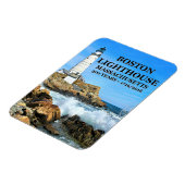 Boston Lighthouse, Massachusetts Magnet (Linke Seite)