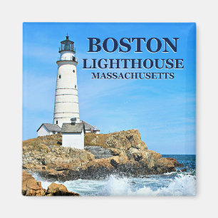 Boston Lighthouse, Massachusetts Magnet
