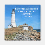 Boston Lighthouse, Massachusetts Magnet (Vorne)
