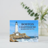 Boston Lighthouse, Massachusetts Postkarte (Stehend Vorderseite)
