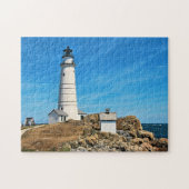 Boston Lighthouse, Massachusetts Puzzle (Horizontal)
