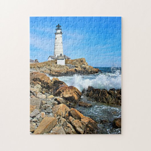 Boston Lighthouse, Massachusetts Puzzle (Vertikal)