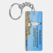 Boston Lighthouse, Massachusetts Schlüsselanhänger (Vorderseite links)