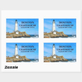 Boston Lighthouse, Massachusetts Stickers (Blatt)
