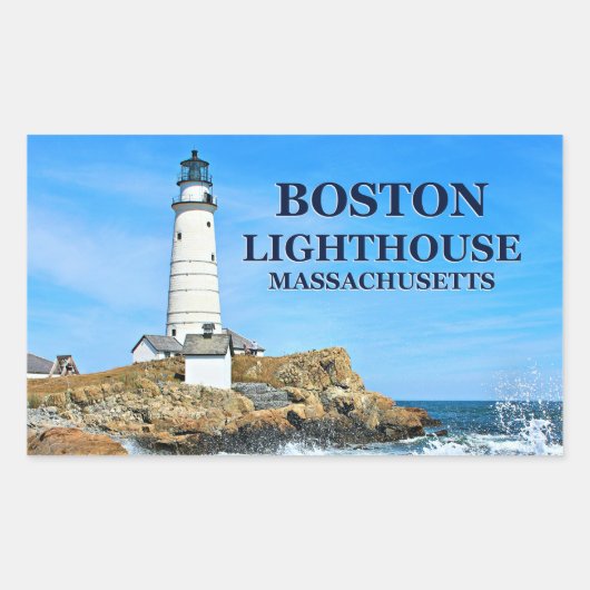 Boston Lighthouse, Massachusetts Stickers (Vorderseite)