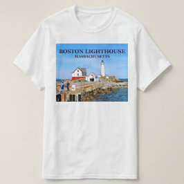 Boston Lighthouse, Massachusetts T - Shirt