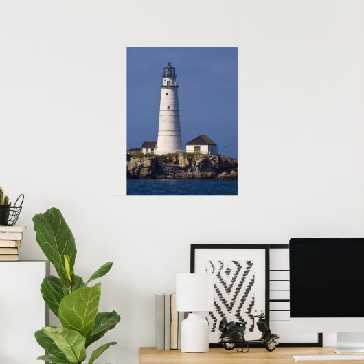 Boston Lighthouse Poster (Heimbüro)