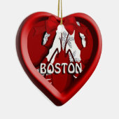 Boston Lobster Heart Christmas Ornament (Rechts)