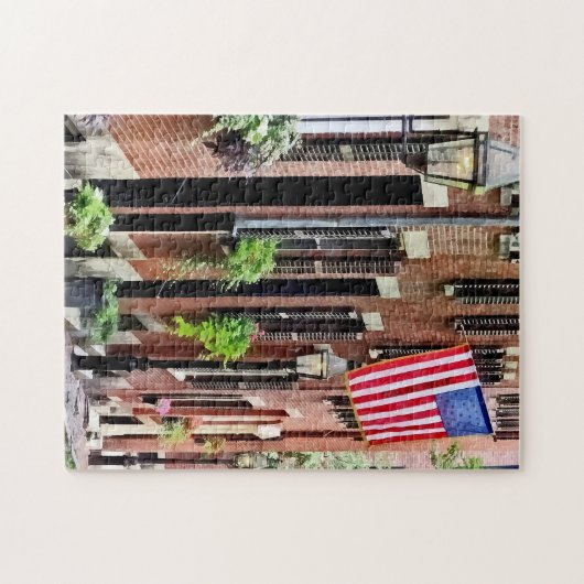 Boston MA - Acorn Street Puzzle (Horizontal)
