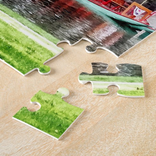 Boston MA - Allgemeiner Garten-Brücke Bostons Puzzle (Seite)