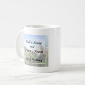 Boston MA - Ausblick vom Boston Public Garden Kaffeetasse (Vorderseite Links)