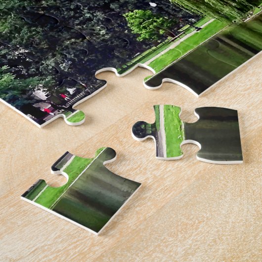 Boston MA - Ausblick vom Boston Public Garden Puzzle (Seite)