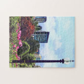 Boston MA - Boston Common und Skyline Puzzle (Horizontal)