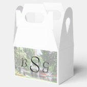 Boston MA - Boston Public Garden Bridge Geschenkschachtel (Geöffnet)