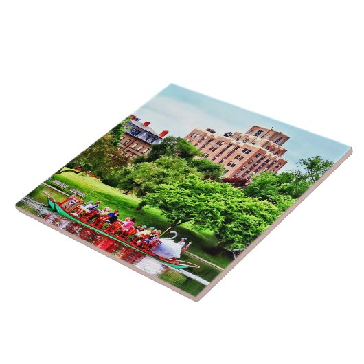 Boston MA - Boston Public Garden Fliese (Seite)