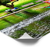 Boston MA - Boston Public Garden Poster (Ecke)