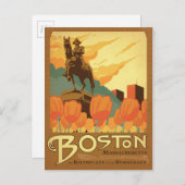 Boston, MA - Der Geburtsort unserer Demokratie Postkarte (Vorne/Hinten)