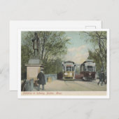 Boston MA, Eingang zur U-Bahn 1906 Postkarte (Vorne/Hinten)