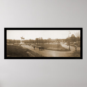 Boston MA Garden Foto 1904 Poster