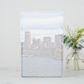 Boston MA - Innerer Hafen Briefpapier (Stehend Vorderseite)