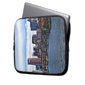 Boston MA - Innerer Hafen Laptopschutzhülle (Vorderseite Links)