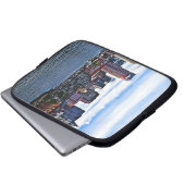 Boston MA - Innerer Hafen Laptopschutzhülle (Vorne Knopf)